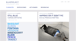 Desktop Screenshot of blueprojectfoundation.org